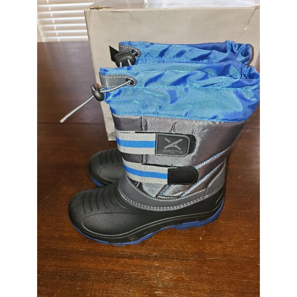Arctix‎ Little Kid T Bar Winter Warm Dry Boot Nautical Blue Size US 2